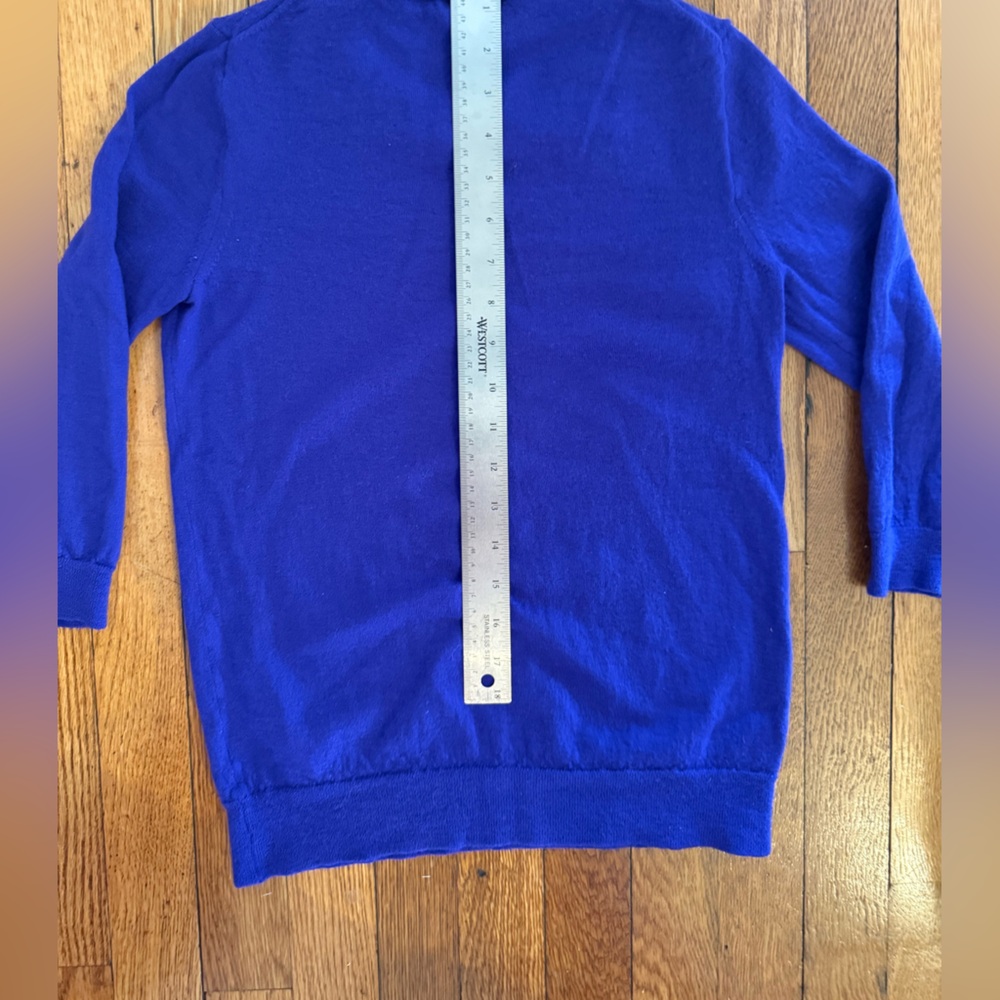 J. Crew Vibrant Blue sweater - Picture 4 of 5